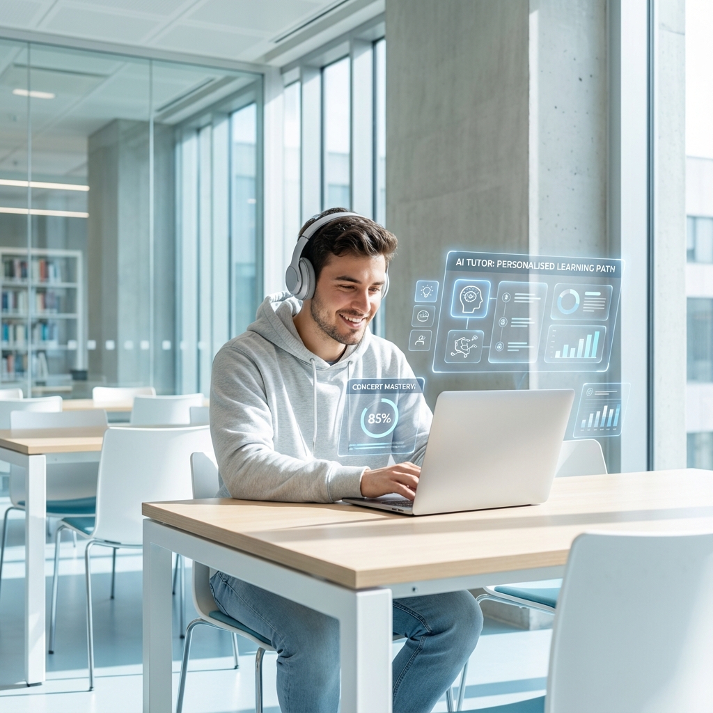 AI Tutor Revolution Background